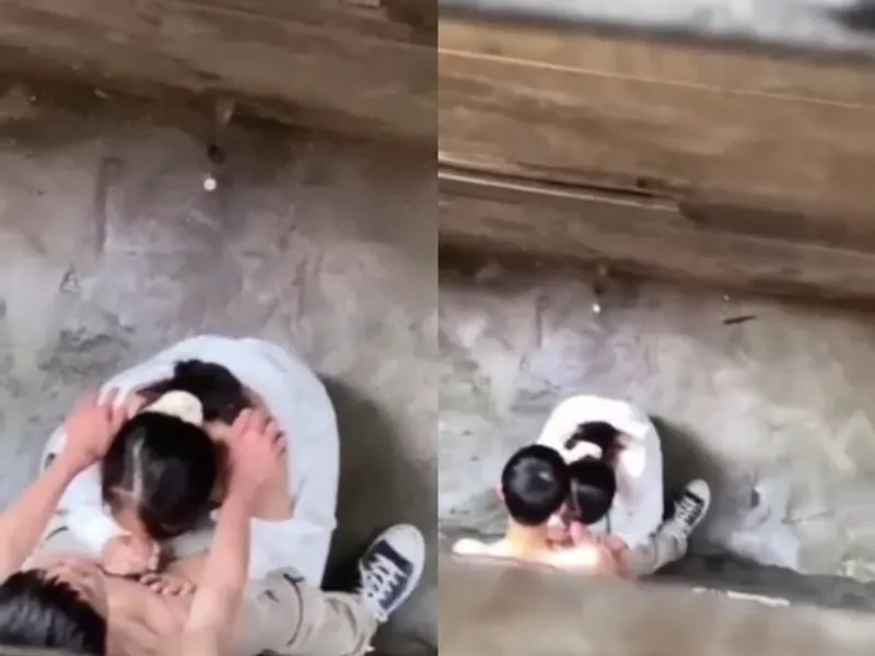 Quay lén nữ sinh bú củ khoải anh bồ ở khe nhà